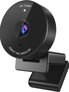 1080P USB Webcam with Microphone & Privacy Cover | HD Video Streaming Camera